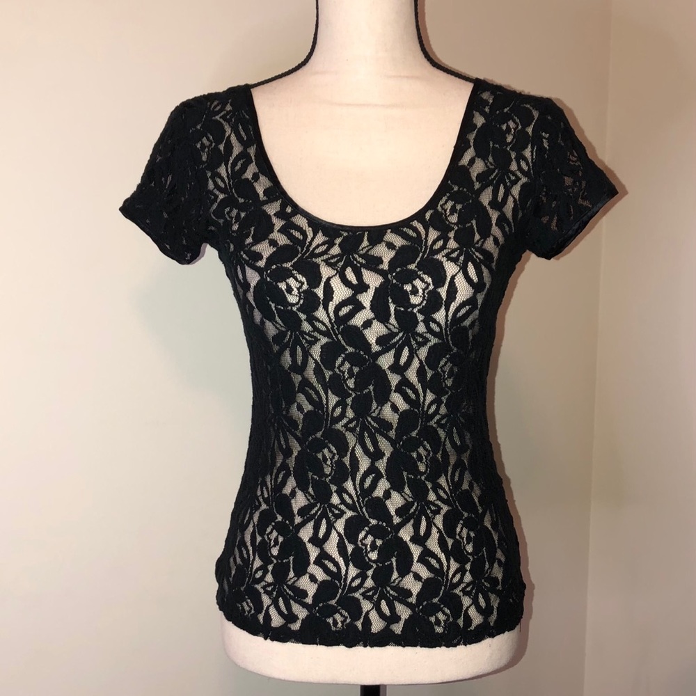 Banana republic lace top
